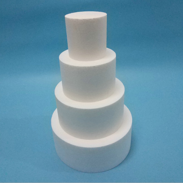 4/6/8/10 Inch High 5cm Party DIY Model Cake Dummy Sugar Craft Foam Mould